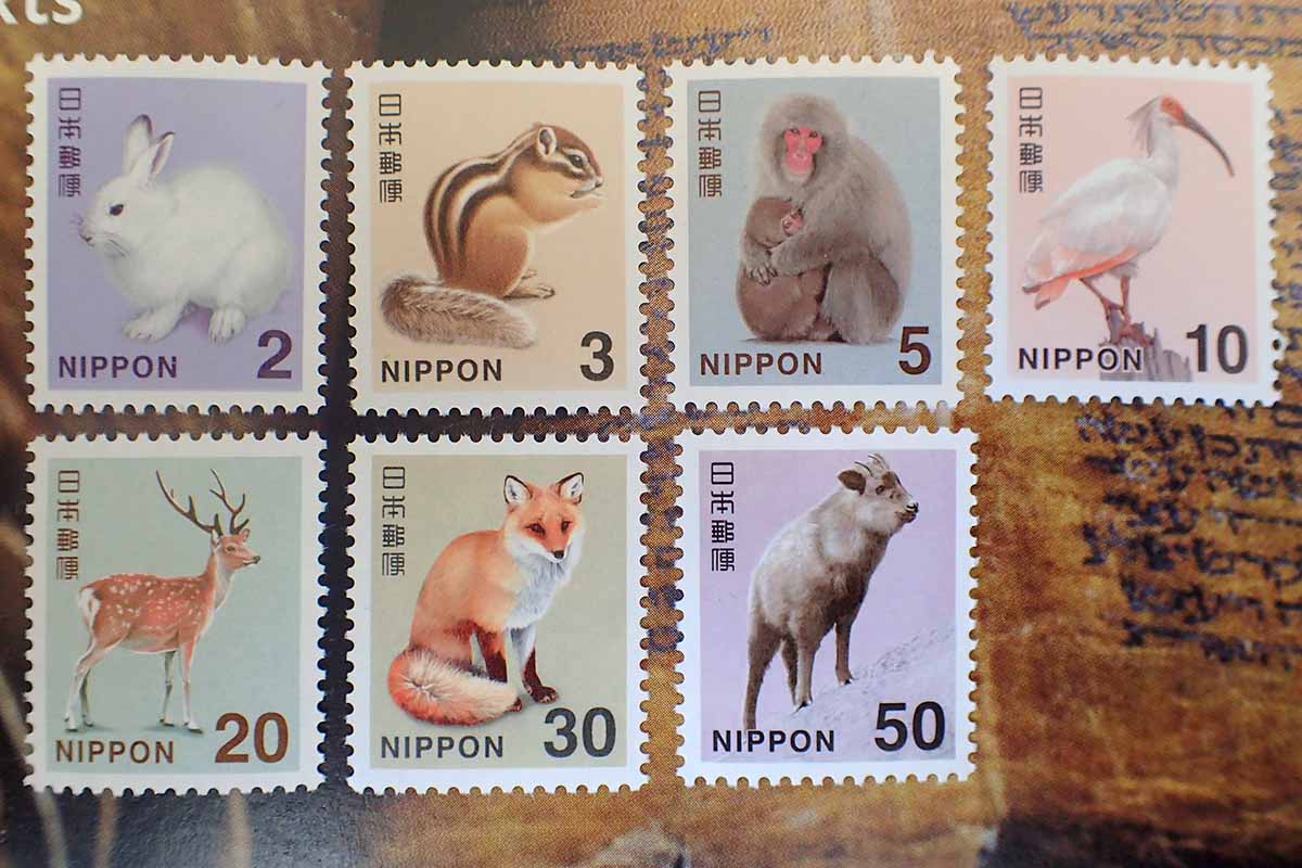 切手の動物たち