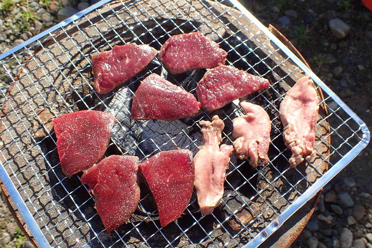 鹿肉の焼肉