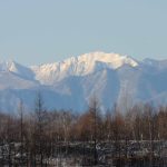 12月の北海道日高山脈のふもとでエゾシカ狩猟に行く時は積雪10cm